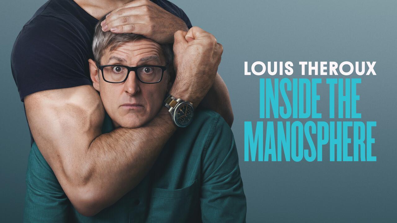Cartel de Dentro de la machosfera de Louis Theroux