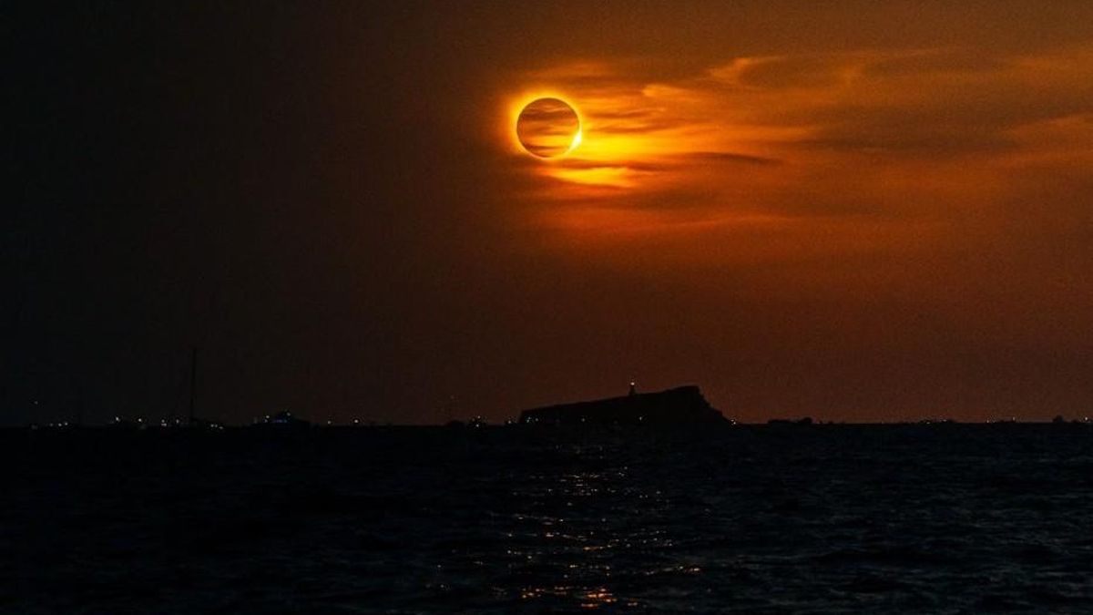 Foto del eclipse de ayer